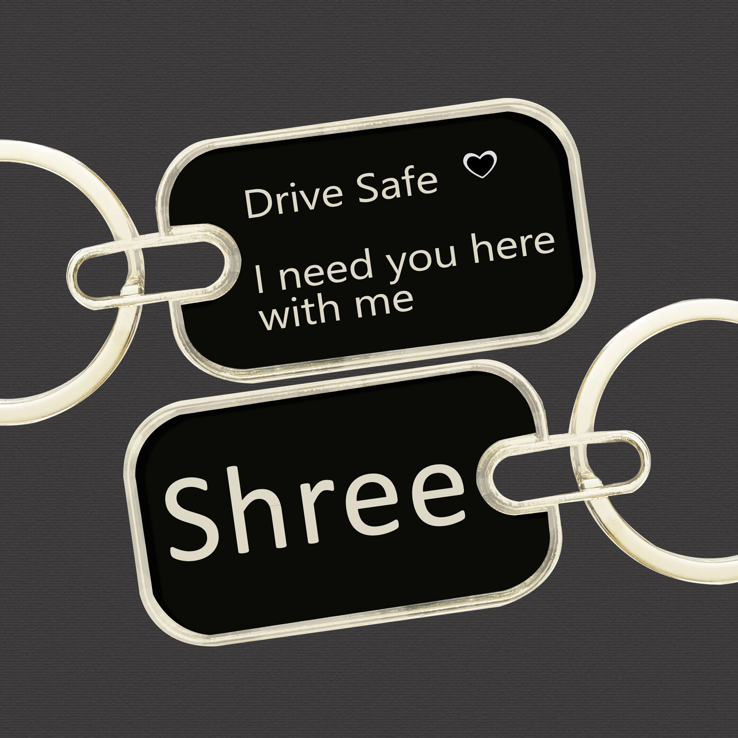 Drive Safe. We Need You Here With Us! Personalized Stainless Steel Key –  Meaningful Souvenirs