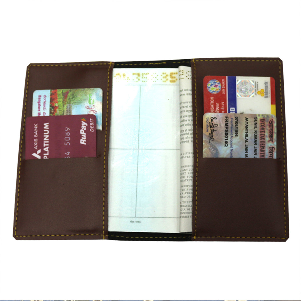 Leather Passport Holder – Give Wink
