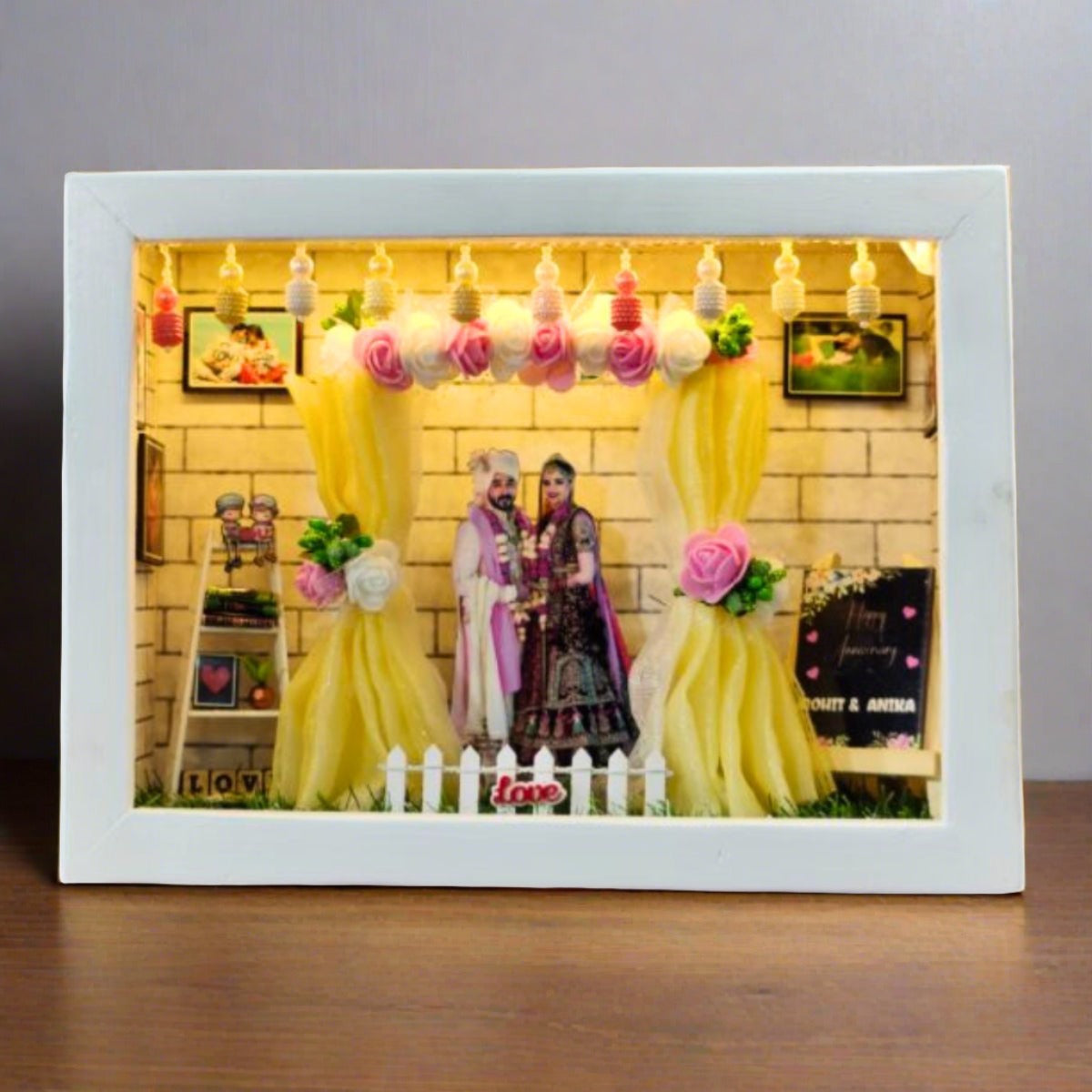 Buy/Send Personalized Wedding Photo Frame Online | IGP | M11166644