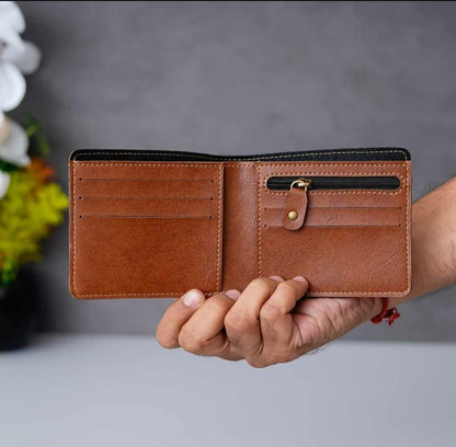 Bangkok Leather Mens Wallets with Wrist Watch Combo | Zestpics