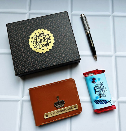 Personalized Father's Day Gift Hamper | Wallet, Pen & More! | Zestpics