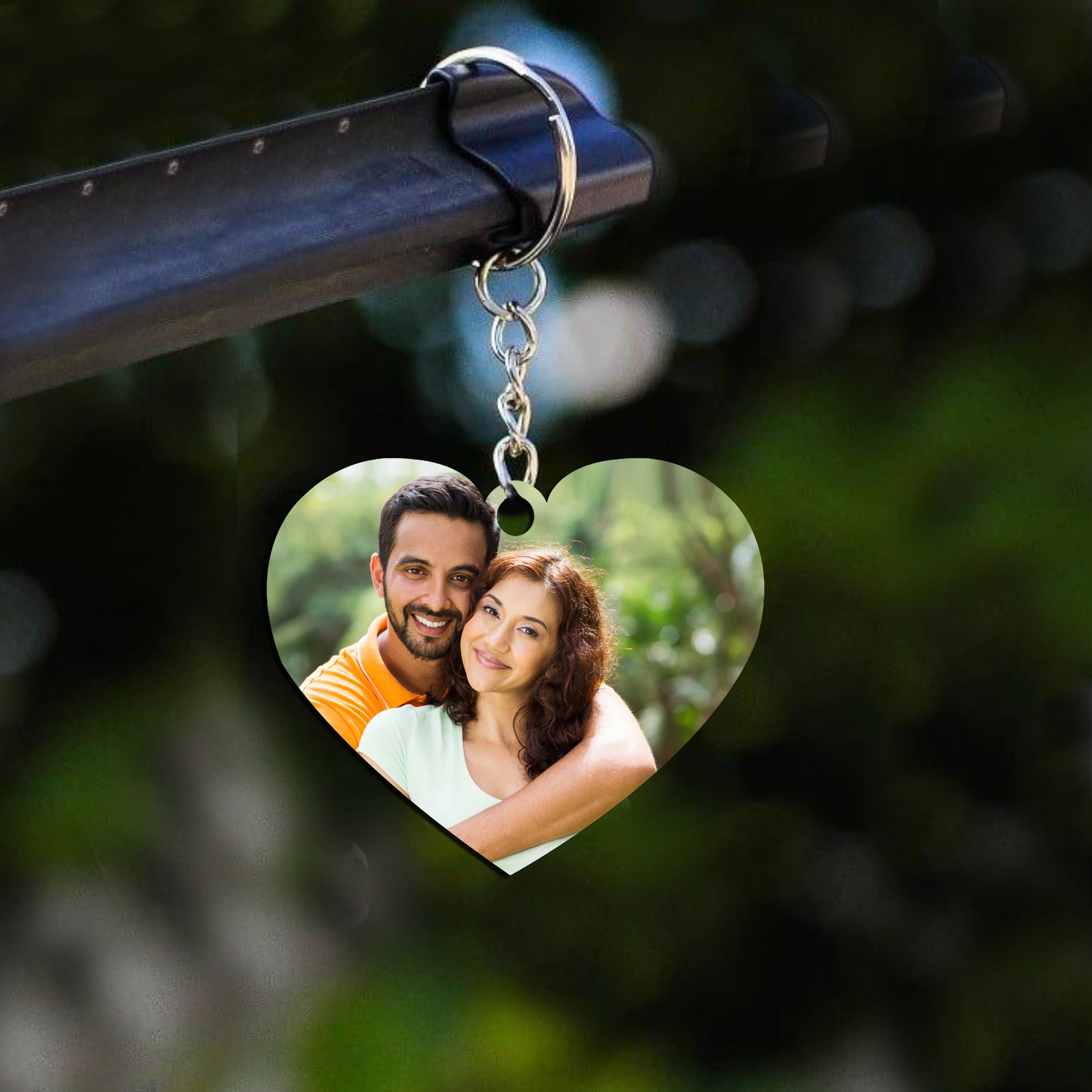 Photo Heart Keychain, Personalized Keychains, Custom Keychains  Online, Valentine' Day Gifts, Zestpics, Hyderabad, India