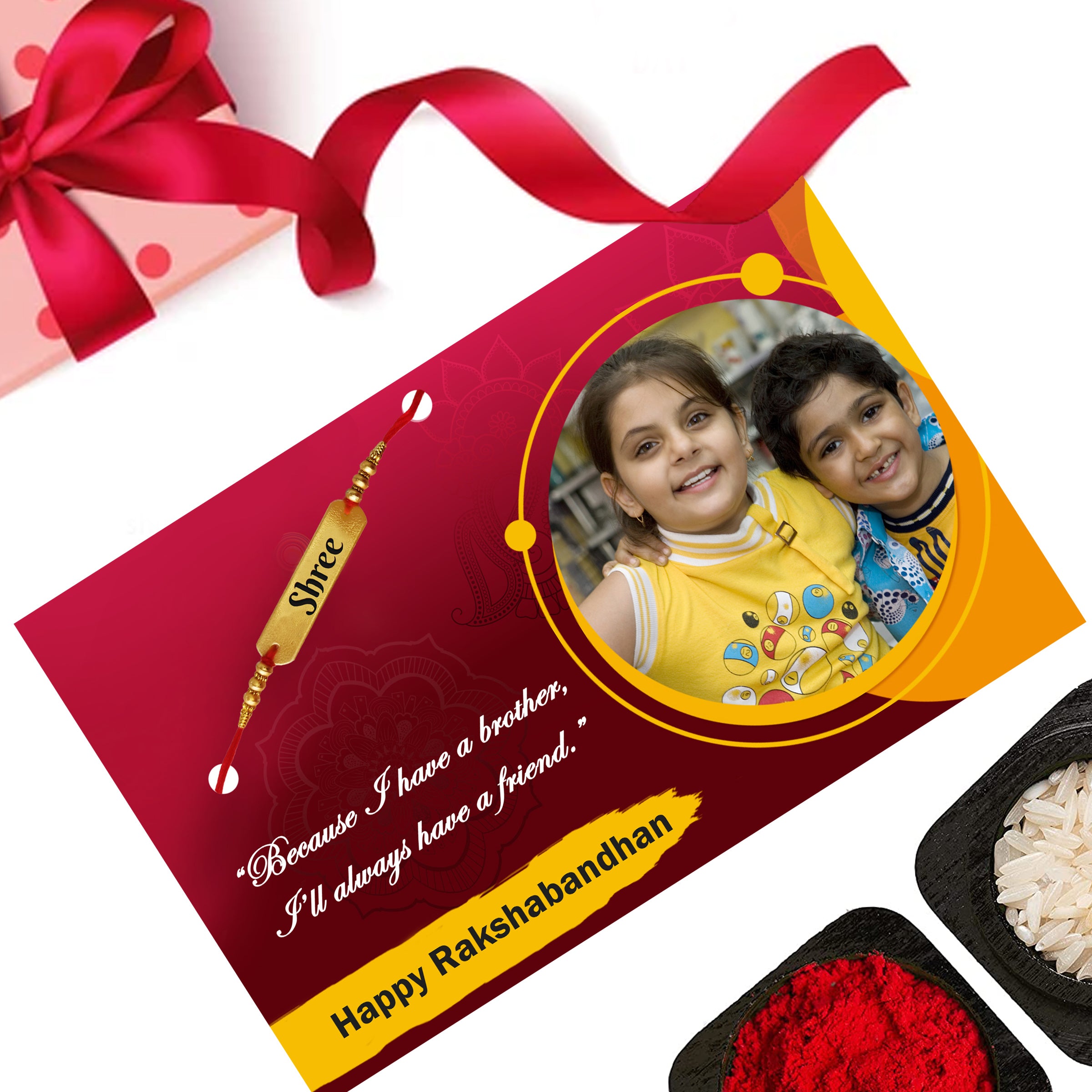 Buy TIED RIBBONS Rakhi Gift Set for Sister for Rakshabandhan (Printed  Cushion 12 Inch X 12 Inch with Inner Filler) Online at Lowest Price Ever in  India | Check Reviews & Ratings -