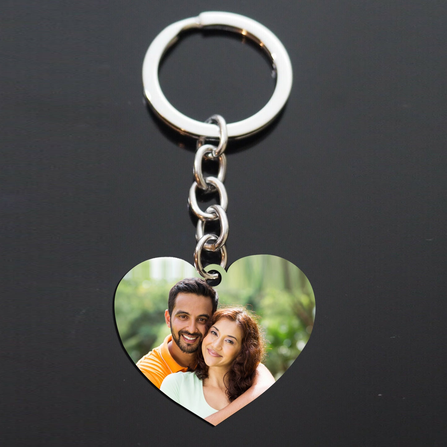 Photo Heart Keychain, Personalized Keychains, Custom Keychains  Online, Valentine' Day Gifts, Zestpics, Hyderabad, India