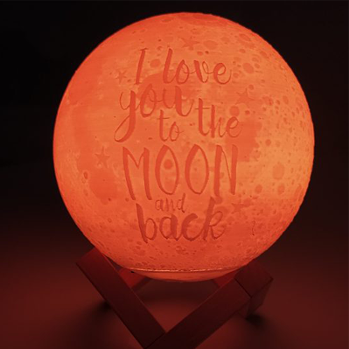 3D Photo Print Personalised Moon Lamp | 3D Print Moon Lamp | Zestpics