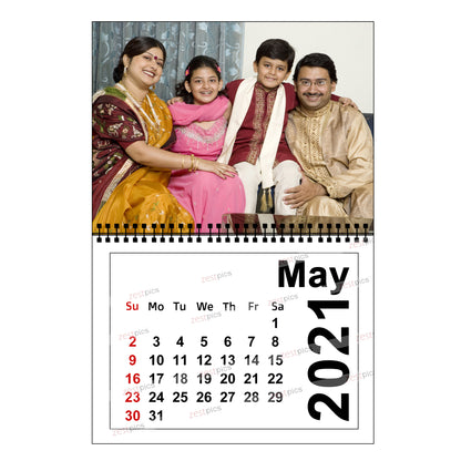 Buy & Send Personalized Photo Wall Calendars 2021 online in India at Zestpics