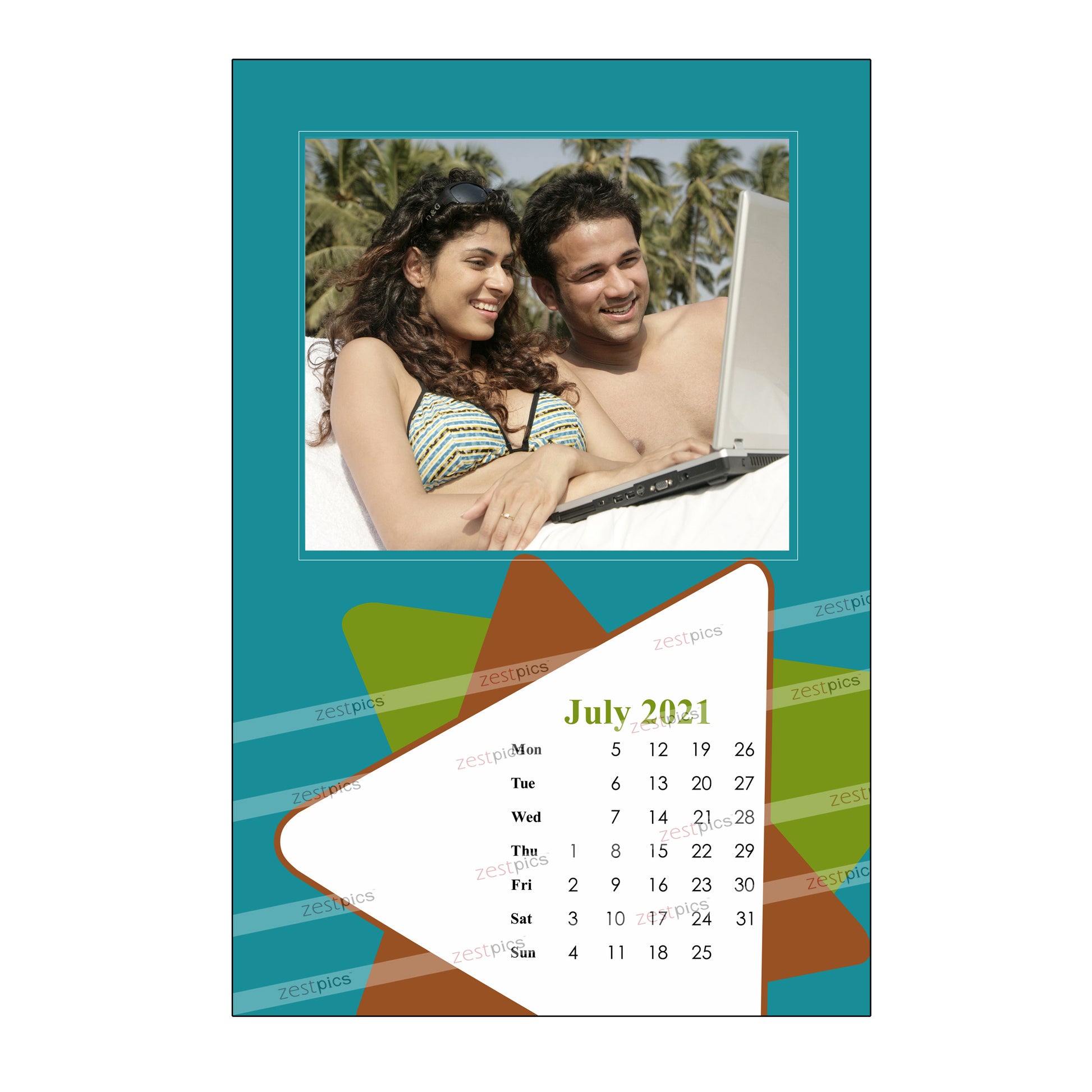 Buy & Send Personalized Photo Wall Calendars 2021 online in India at Zestpics