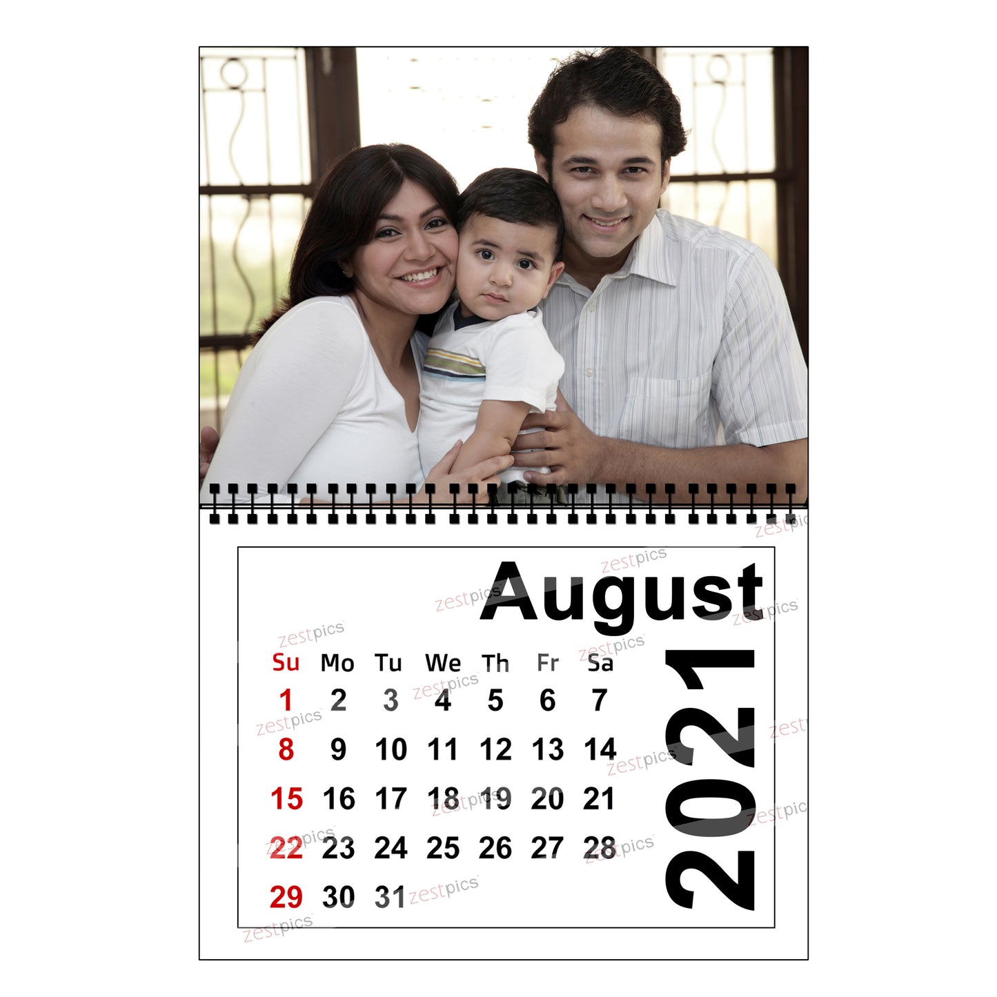 Buy & Send Personalized Photo Wall Calendars 2021 online in India at Zestpics