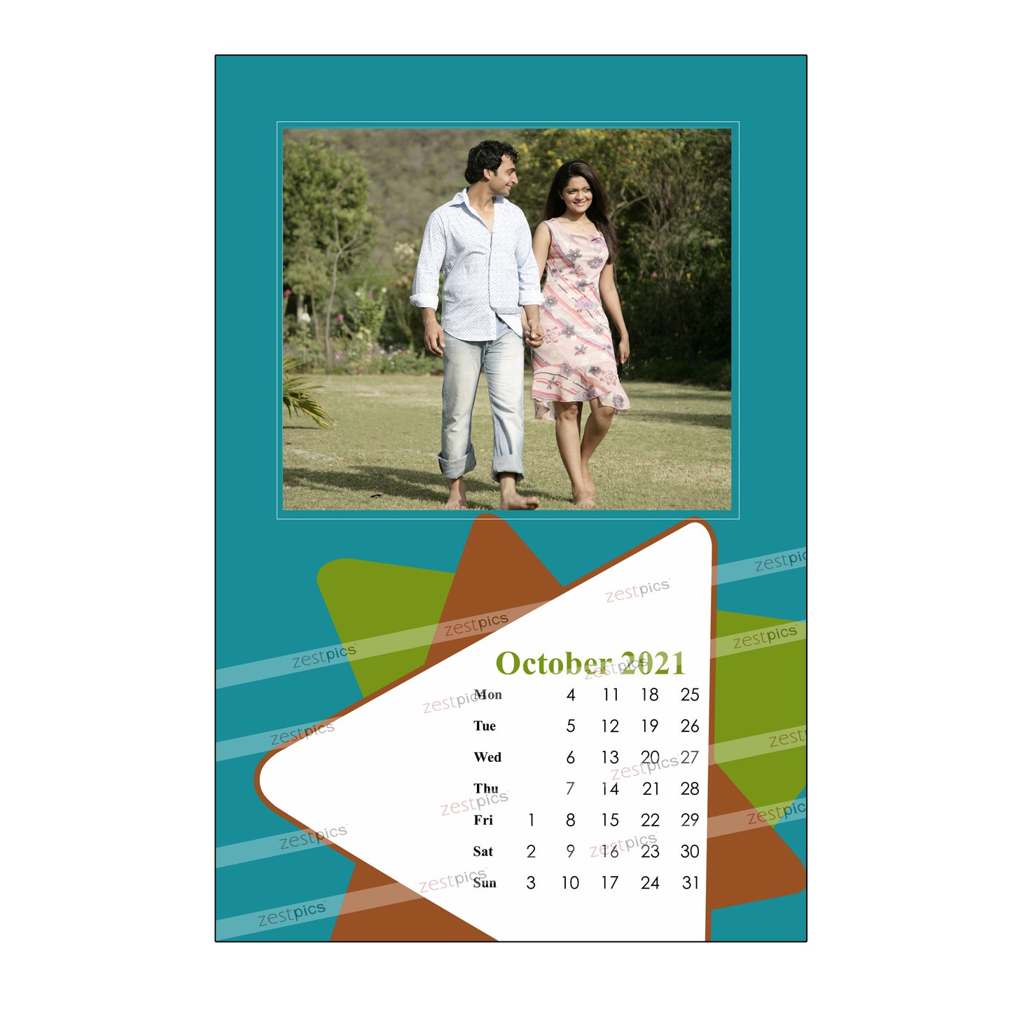 Buy & Send Personalized Photo Wall Calendars 2021 online in India at Zestpics