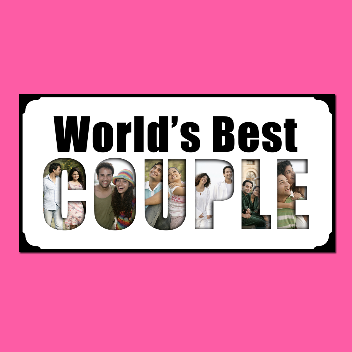 World's Best Couple Photo Frame