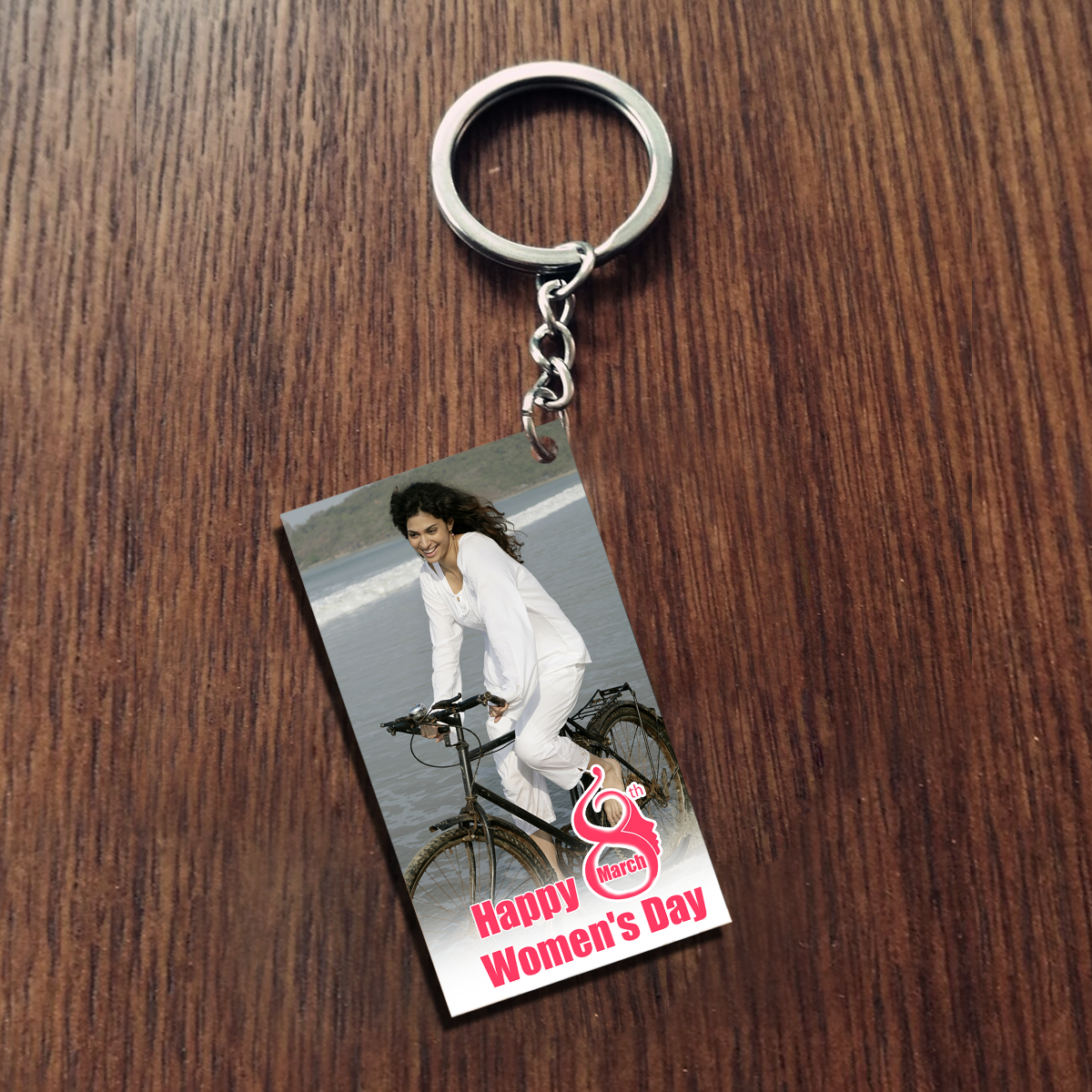 Custom Photo Keychain Llaveros Personalizados - Personalized Full Color  Picture Customizable Text Key Chains, Memorial Gifts for Couple Friends  Familia, Silver at Amazon Women's Clothing store