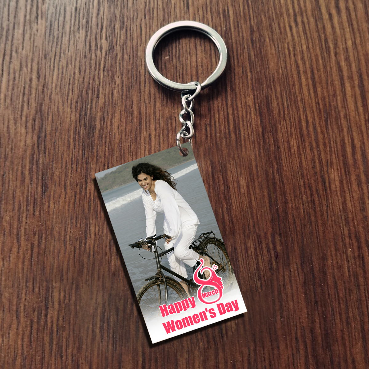 Women's Day Keychain, Send International Women's Day Gifts to India|Zestpics