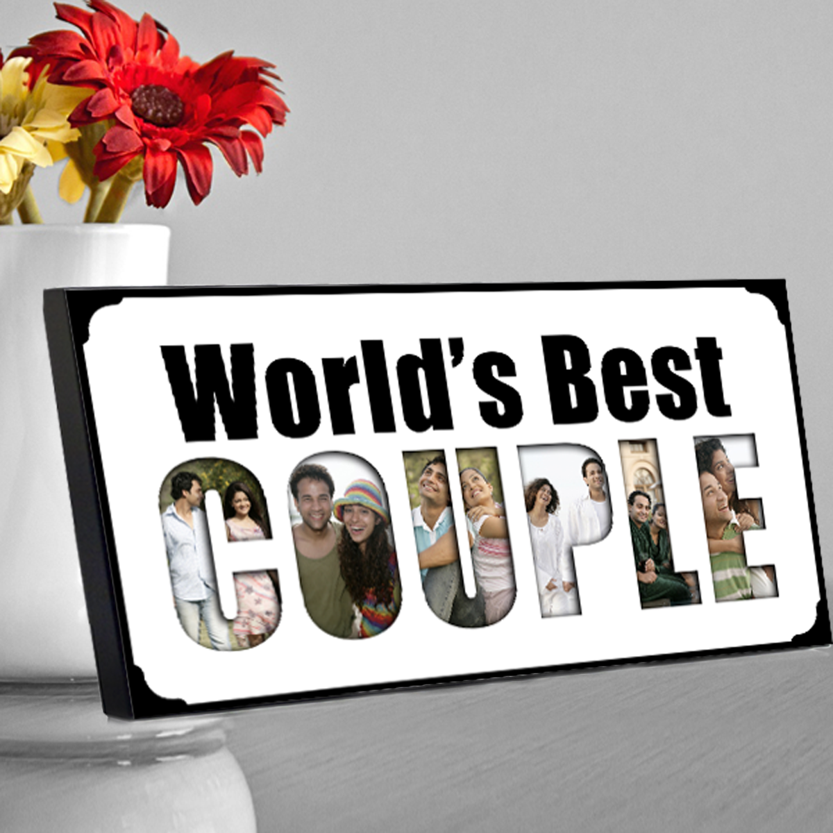 World's Best Couple Photo Frame