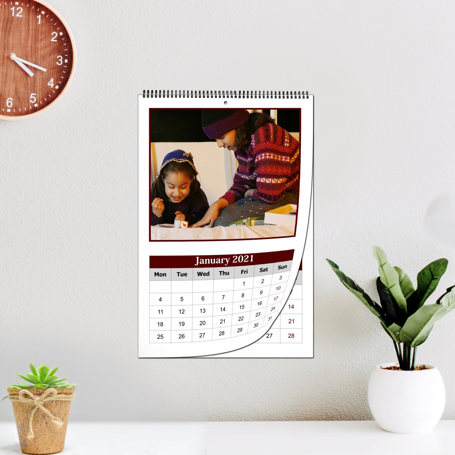 Personalized Photo Wall Calendars 2021 & Custom Calendar | Zestpics