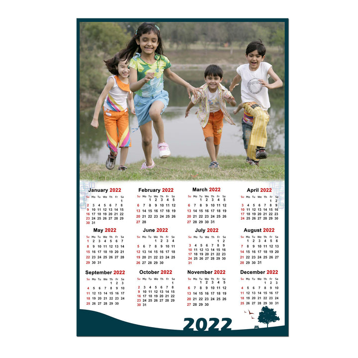 2022 Personalized yearly calendar, Custom calendars online, Photo calendars online in India