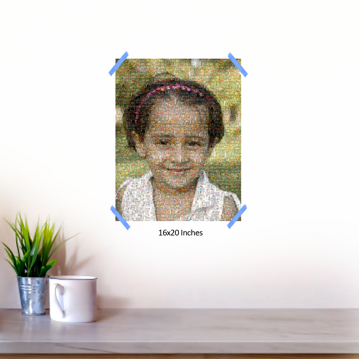 Mosaic Photo, Mosaic Photo Frame, Buy Personalized Mosaic Photo Frame Online in India