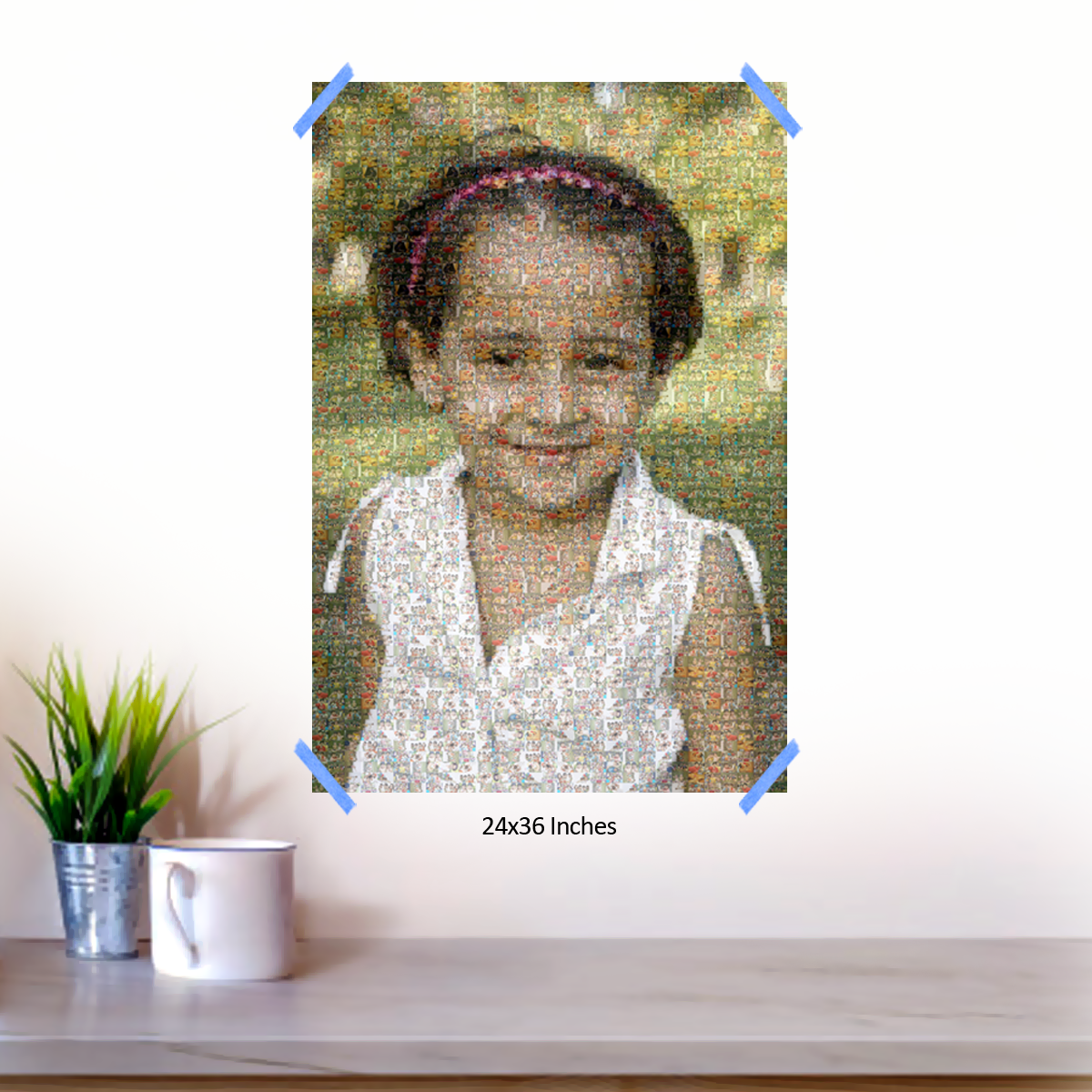 Mosaic Photo, Mosaic Photo Frame, Buy Personalized Mosaic Photo Frame Online in India