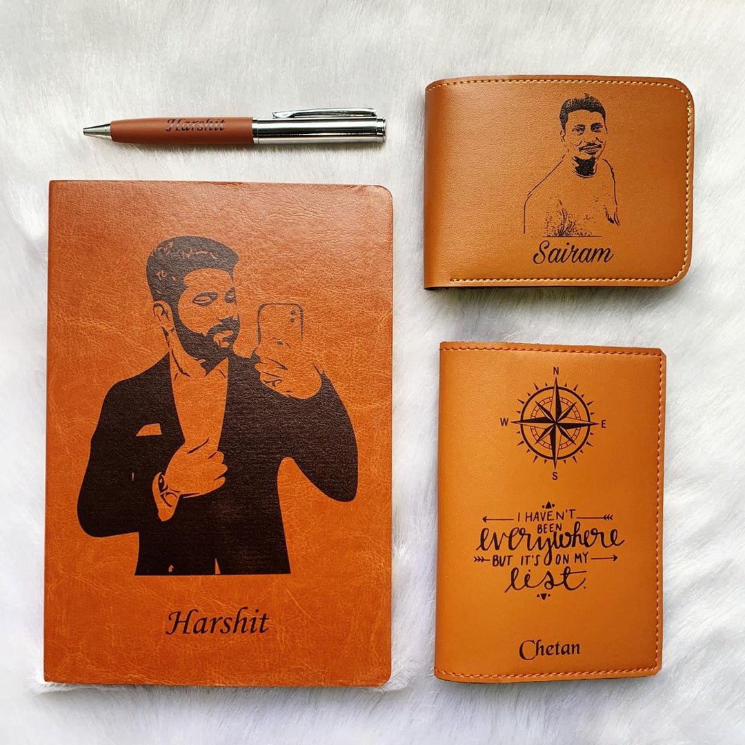 Personalised Gifts for Men Combo | Personalized Gift for Him |Zestpics