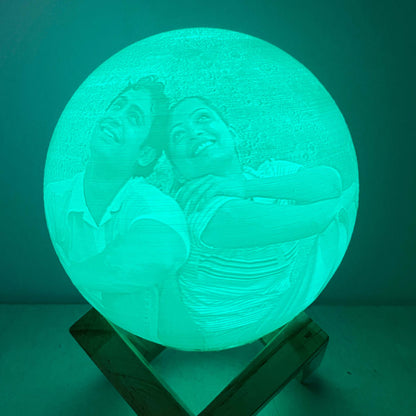 Moon Lamp, Photo Moon Lamp | Personalised Couple Moonlight Lamp - Zestpics