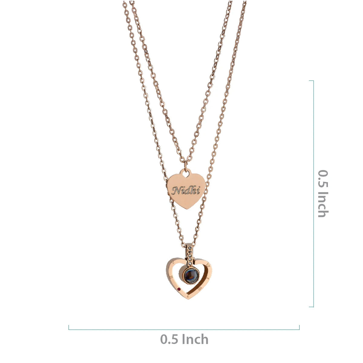 Chokers Valentines Day Gift Po Custom Projection Necklace Simple Heart  Shaped Projection Necklace Birthday Lover Family Memory Gift 230923 From  Zhong05, $8.95 | DHgate.Com