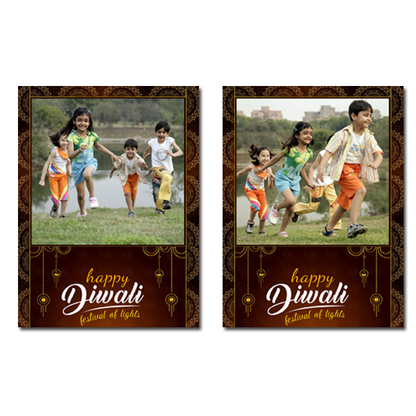 Happy Diwali Magnets - Set of 2