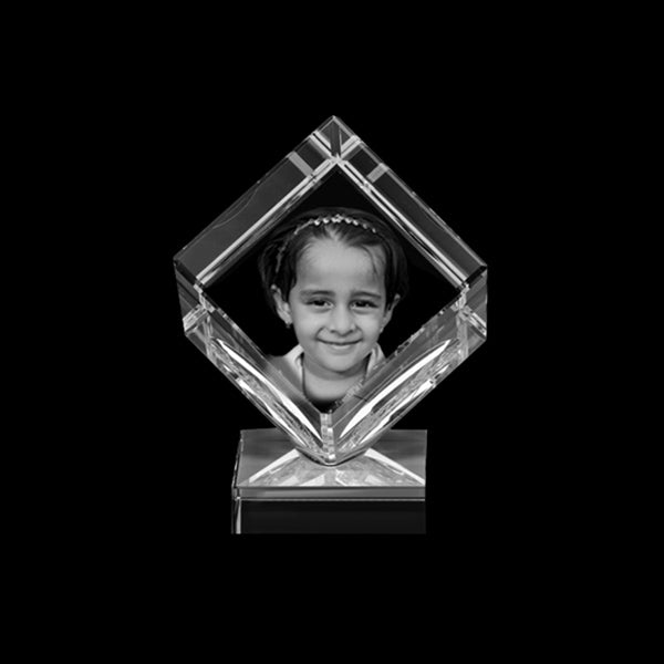 6x6x6 Cube 2D Crystal, 2D Crystal | Custom Photo  2D Crystal | Personalised photo 2D Crystal India