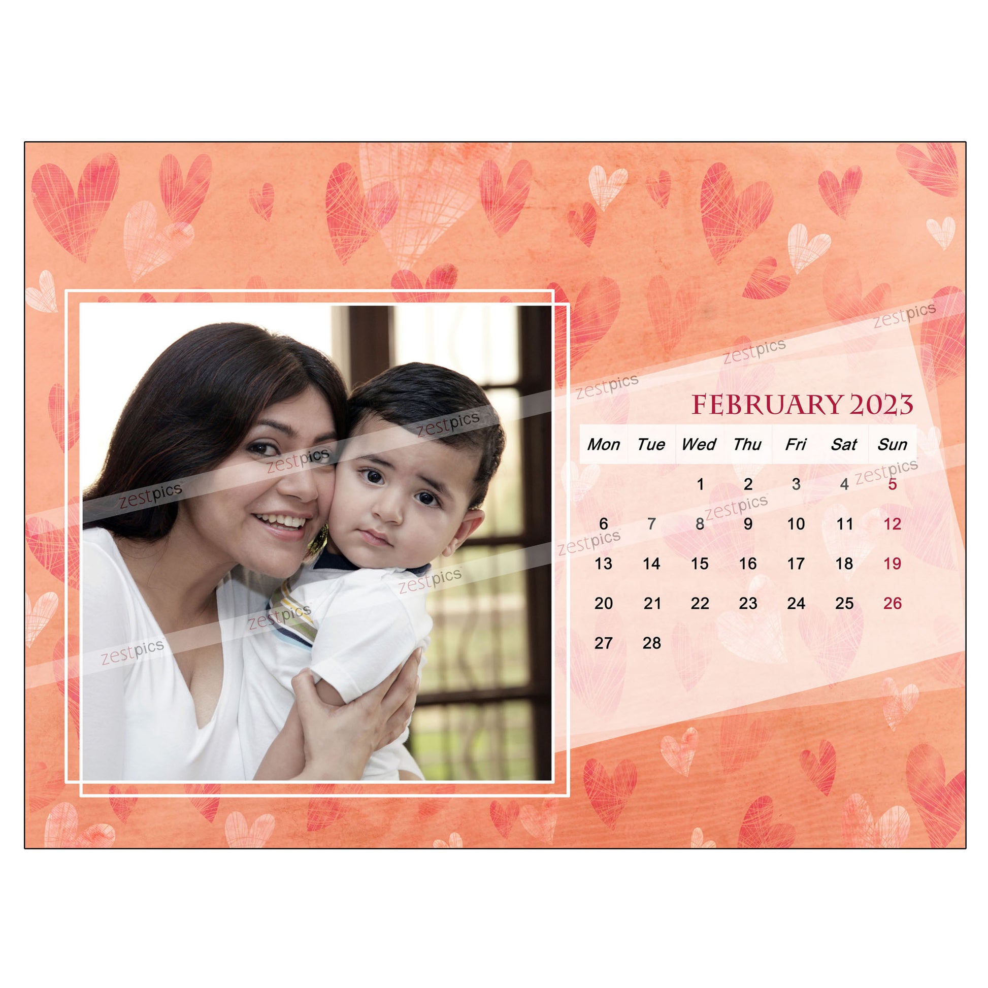 2023 Picture Calendar - Personalized Photo Calendar Printing Online | Zestpics