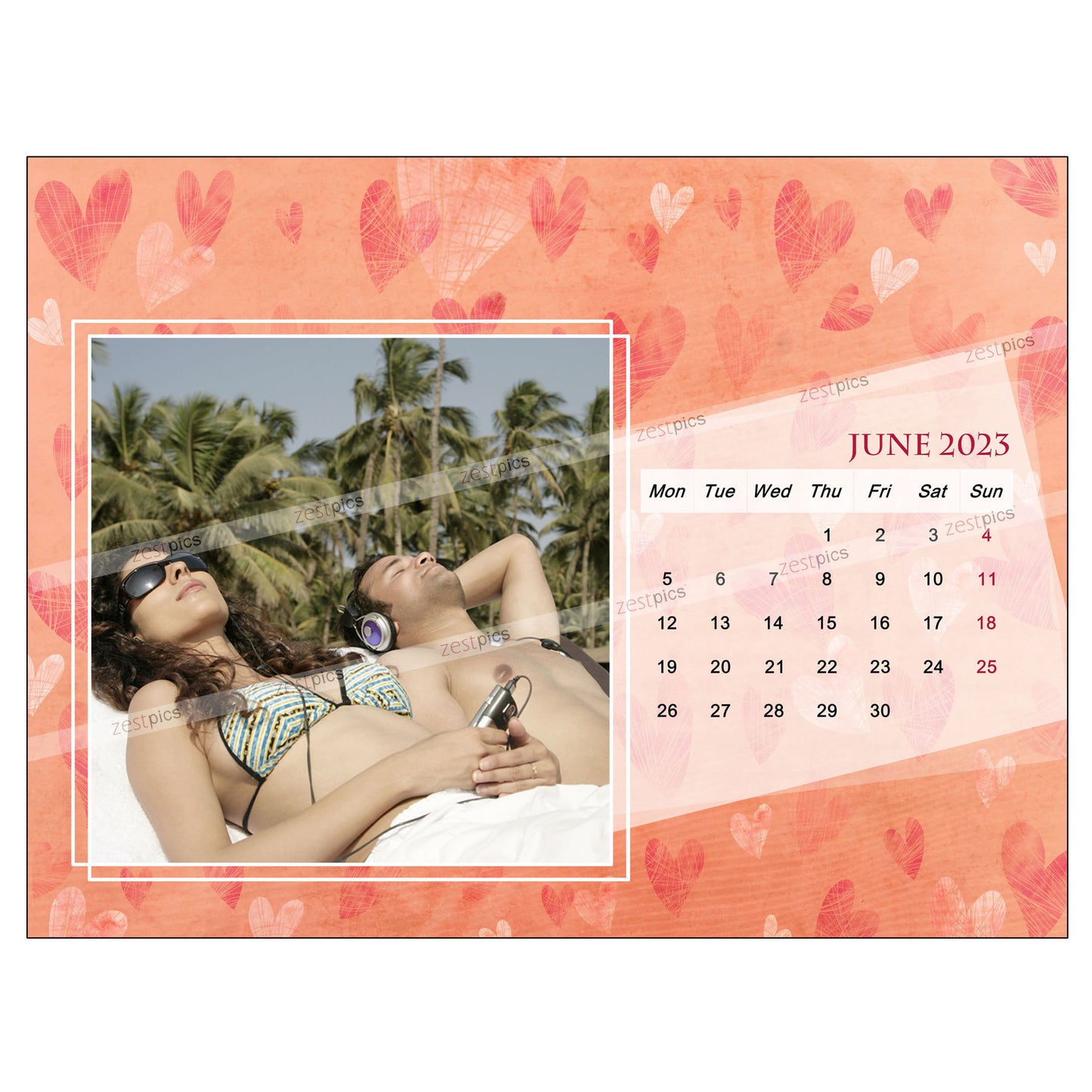 2023 Picture Calendar - Personalized Photo Calendar Printing Online | Zestpics