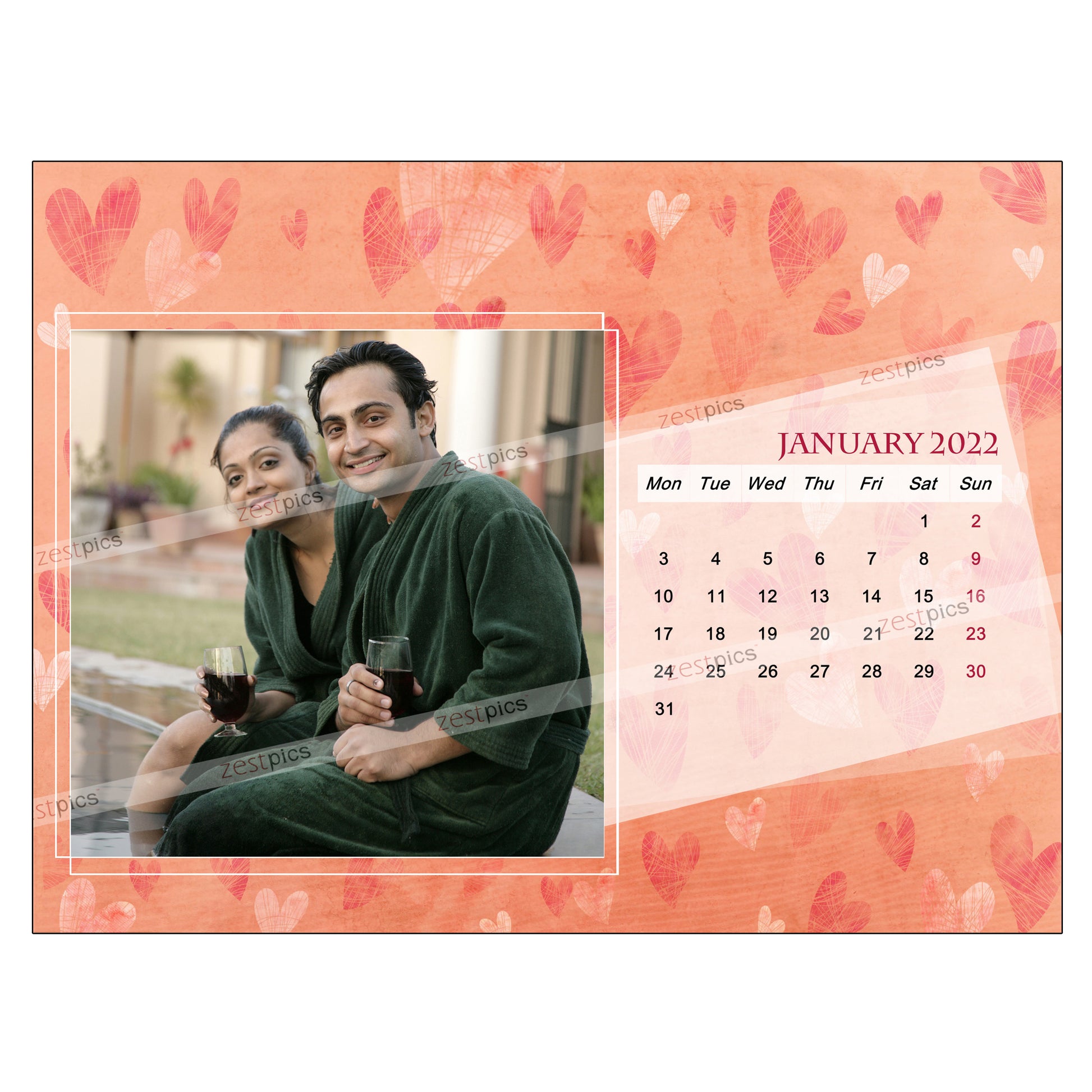 2022 Picture Calendar - Personalized Photo Calendar Printing Online | Zestpics