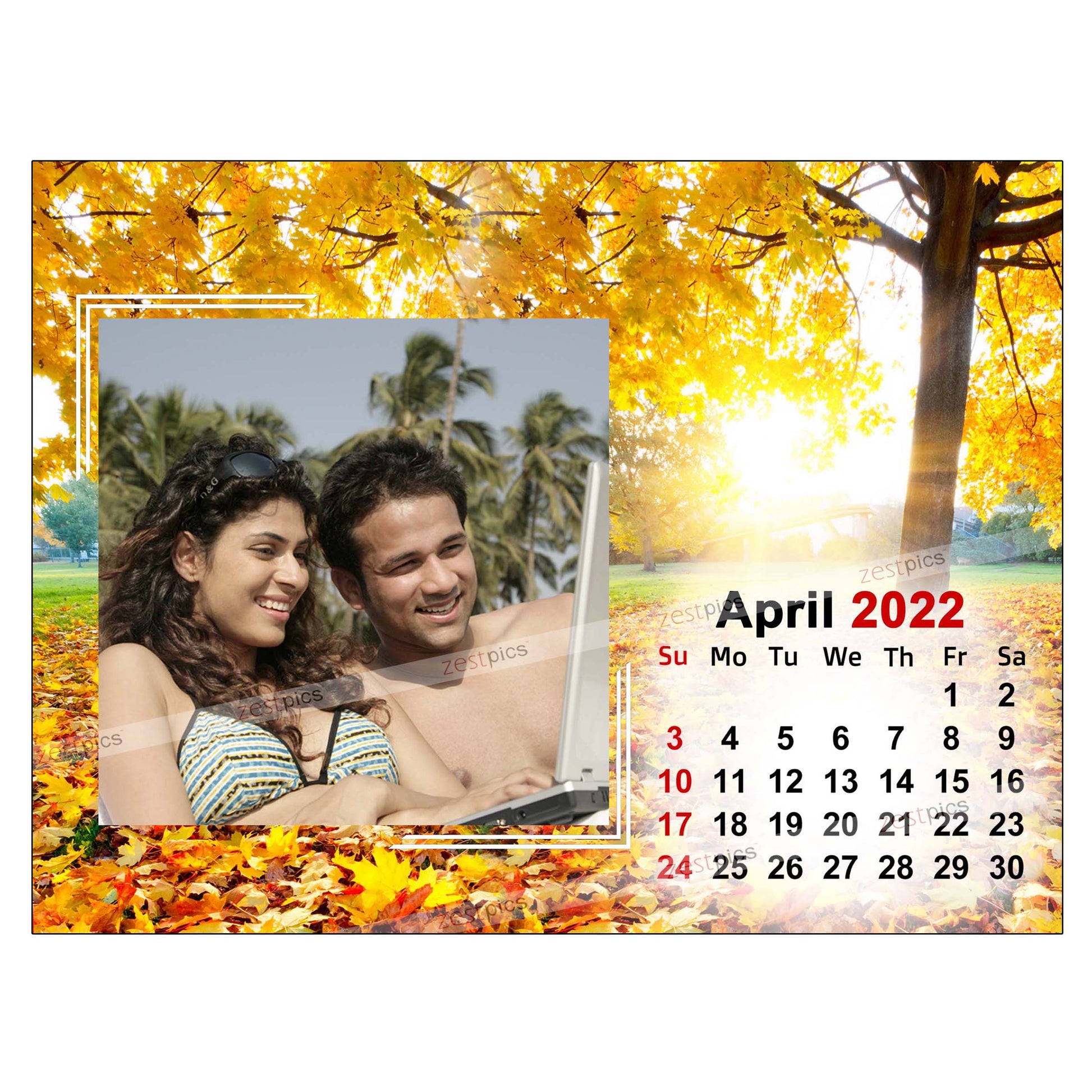 Buy Photo Calendar 2022 | Personalised Calendar online at Zestpics