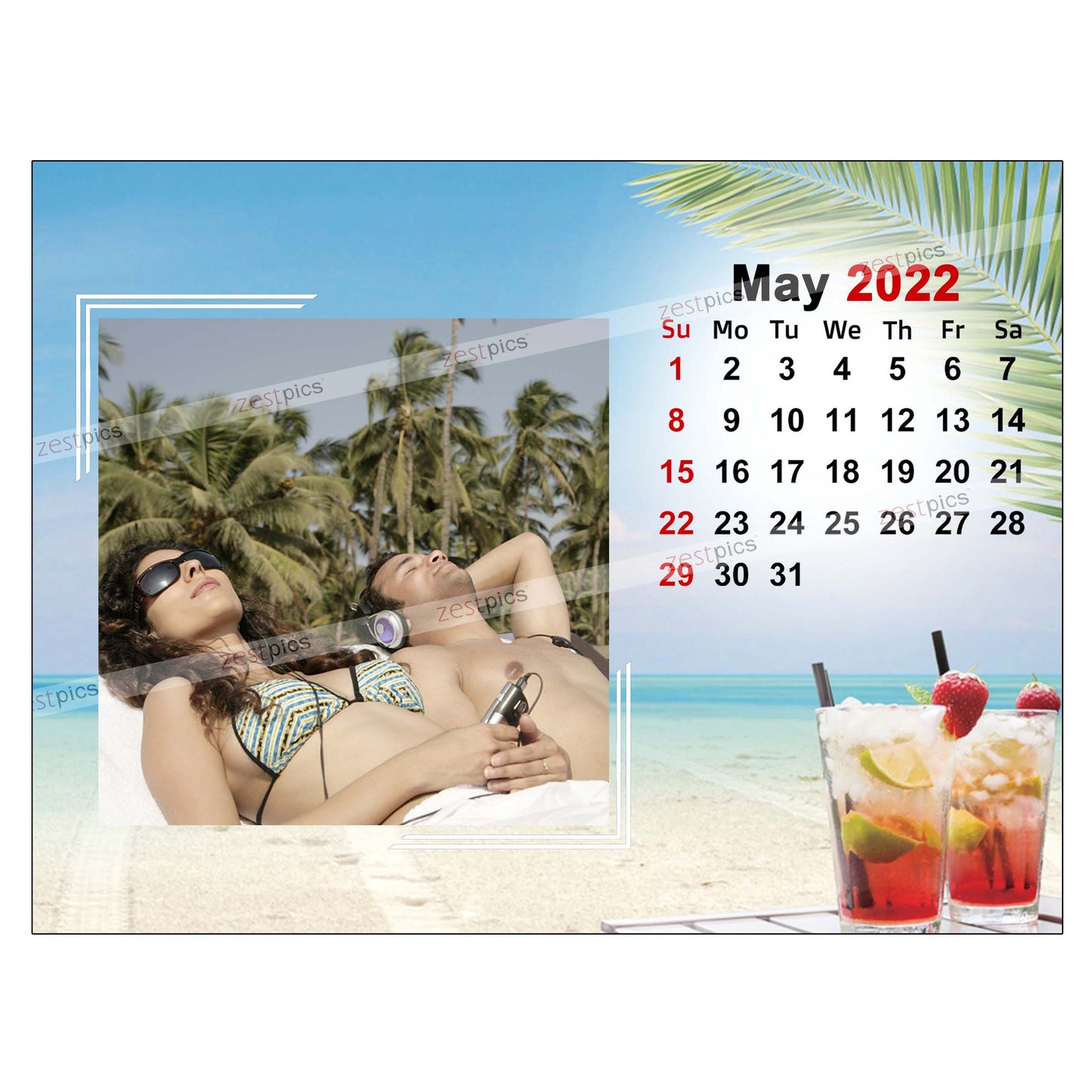 Buy Photo Calendar 2022 | Personalised Calendar online at Zestpics