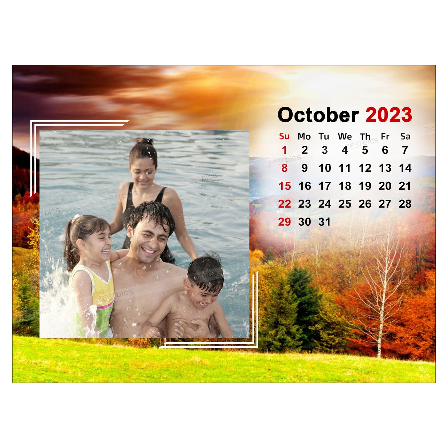 Buy Photo Calendar 2023 | Personalised Calendar online at Zestpics