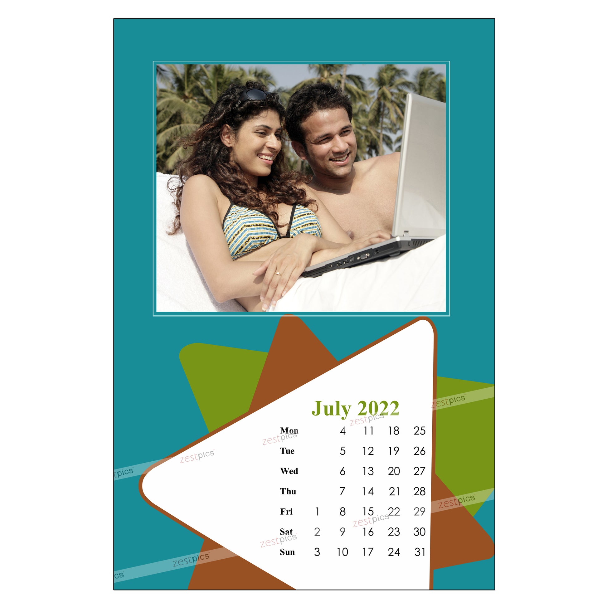 Buy & Send Personalized Photo Wall Calendars 2022 online in India at Zestpics