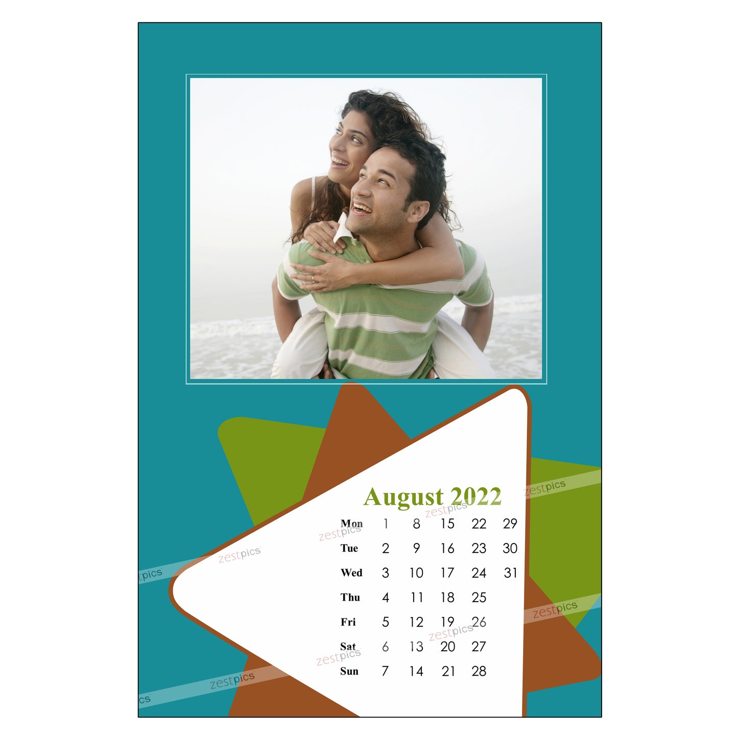 Buy & Send Personalized Photo Wall Calendars 2022 online in India at Zestpics