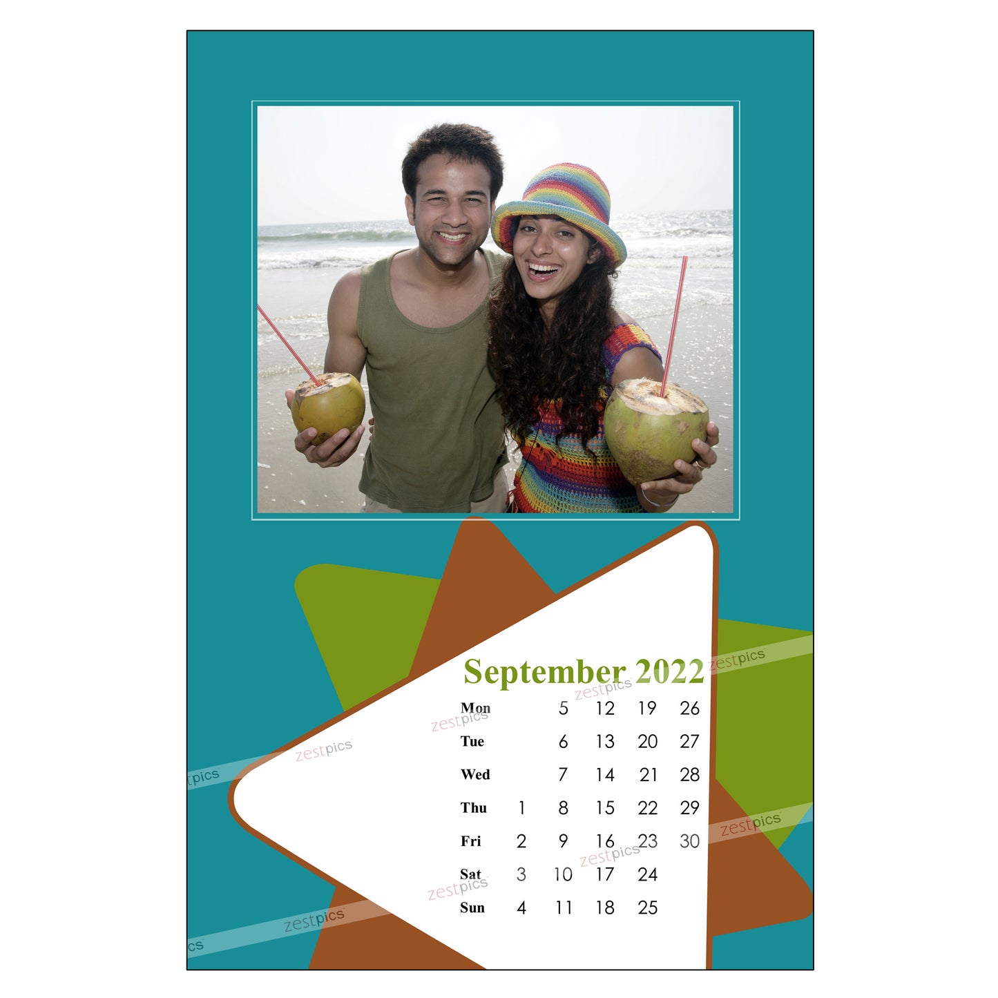 Buy & Send Personalized Photo Wall Calendars 2022 online in India at Zestpics