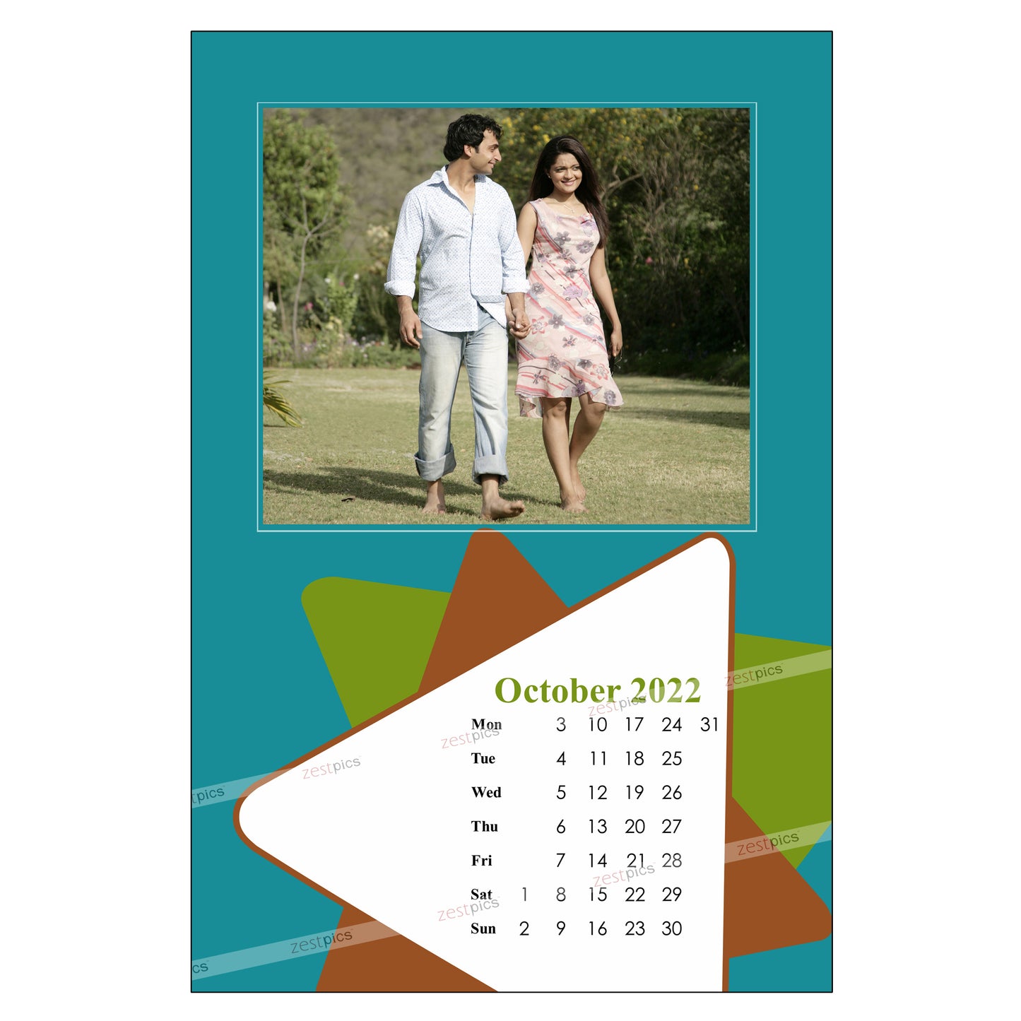 Buy & Send Personalized Photo Wall Calendars 2022 online in India at Zestpics