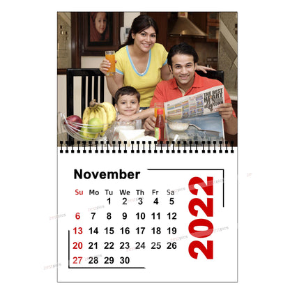 Buy & Send Personalized Photo Wall Calendars 2022 online in India at Zestpics