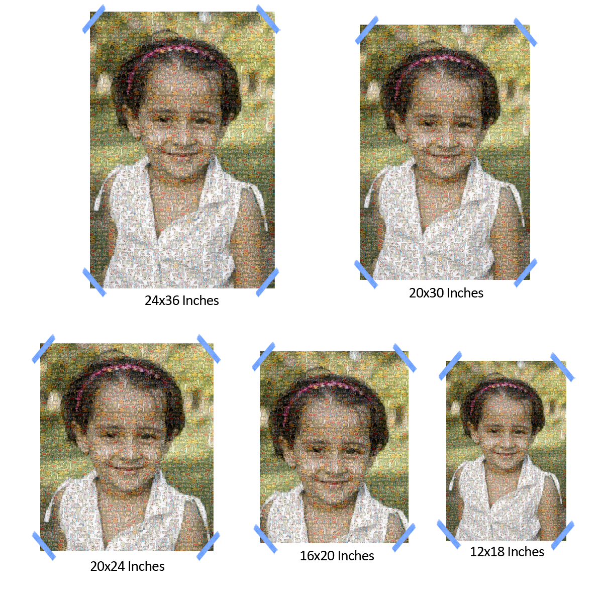 Mosaic Photo, Mosaic Photo Frame, Buy Personalized Mosaic Photo Frame Online in India