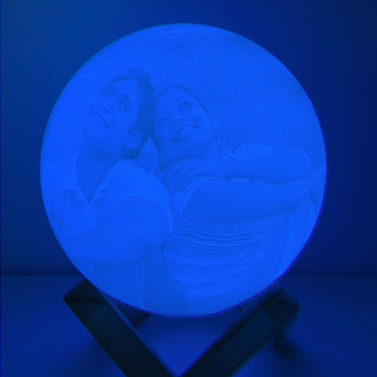 Moon Lamp, Photo Moon Lamp | Personalised Couple Moonlight Lamp - Zestpics