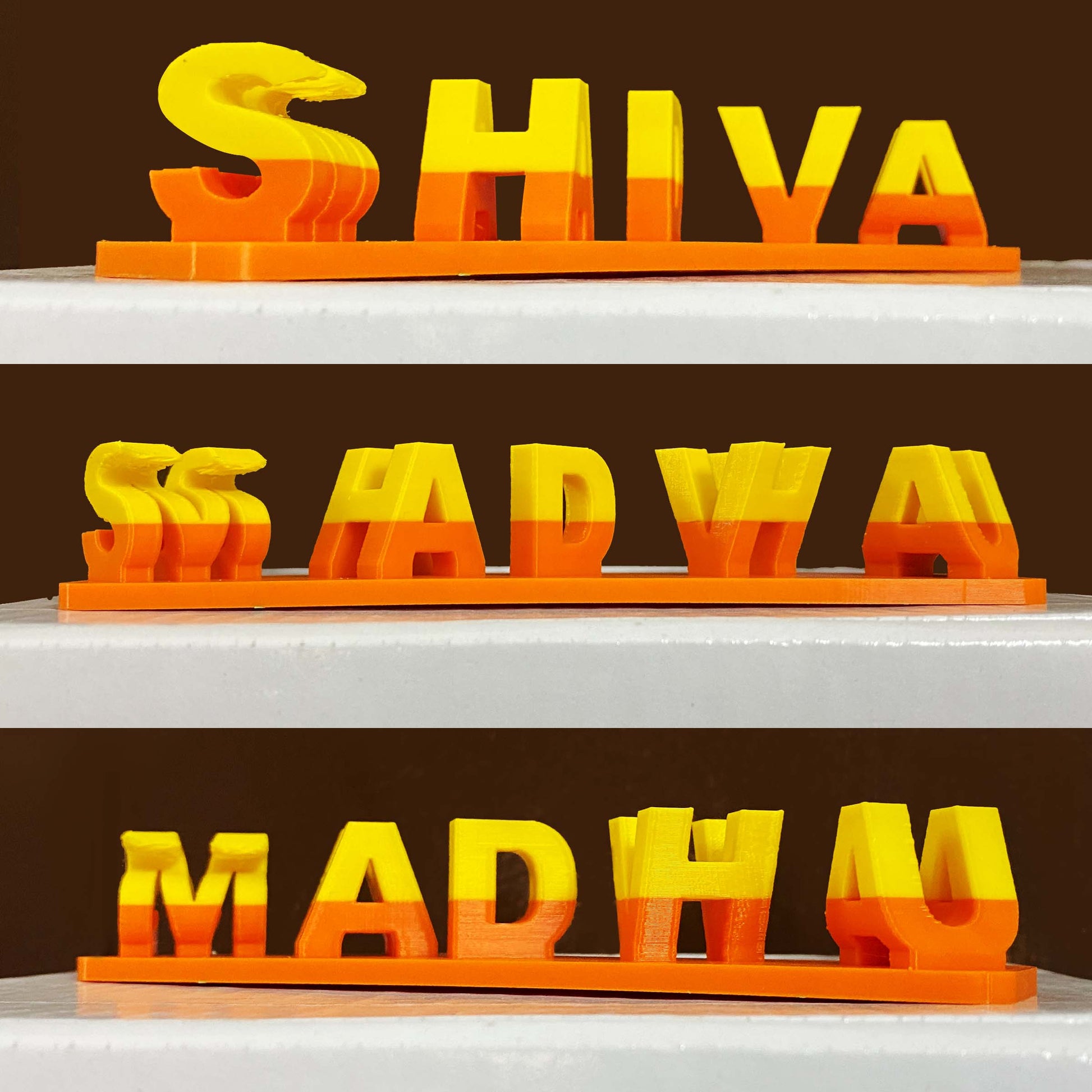 Buy Flip Name, 3D Flip Name Keychains Online in India | Zestpics