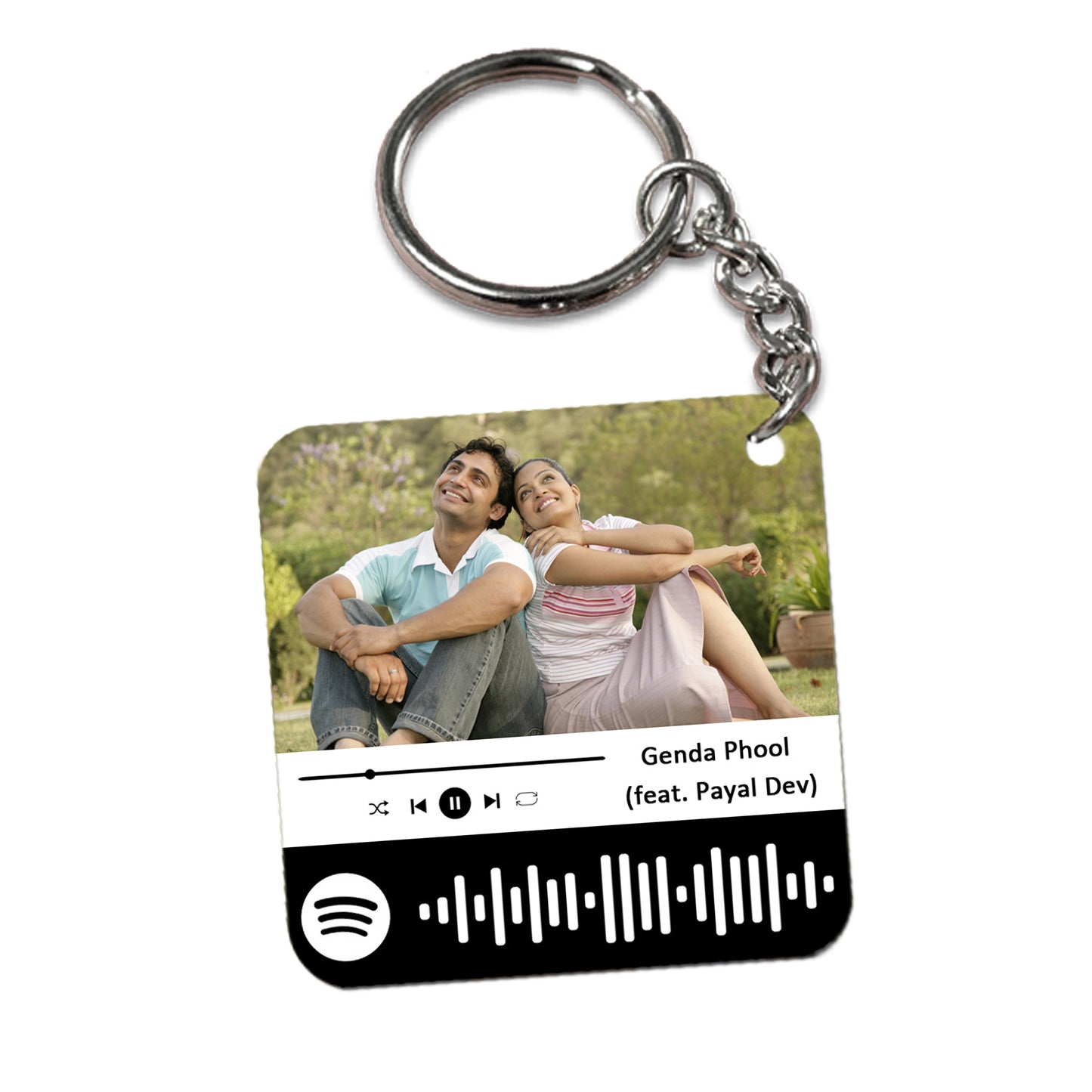 Spotify Keychain | Custom Spotify Code Keychain online at Zestpics