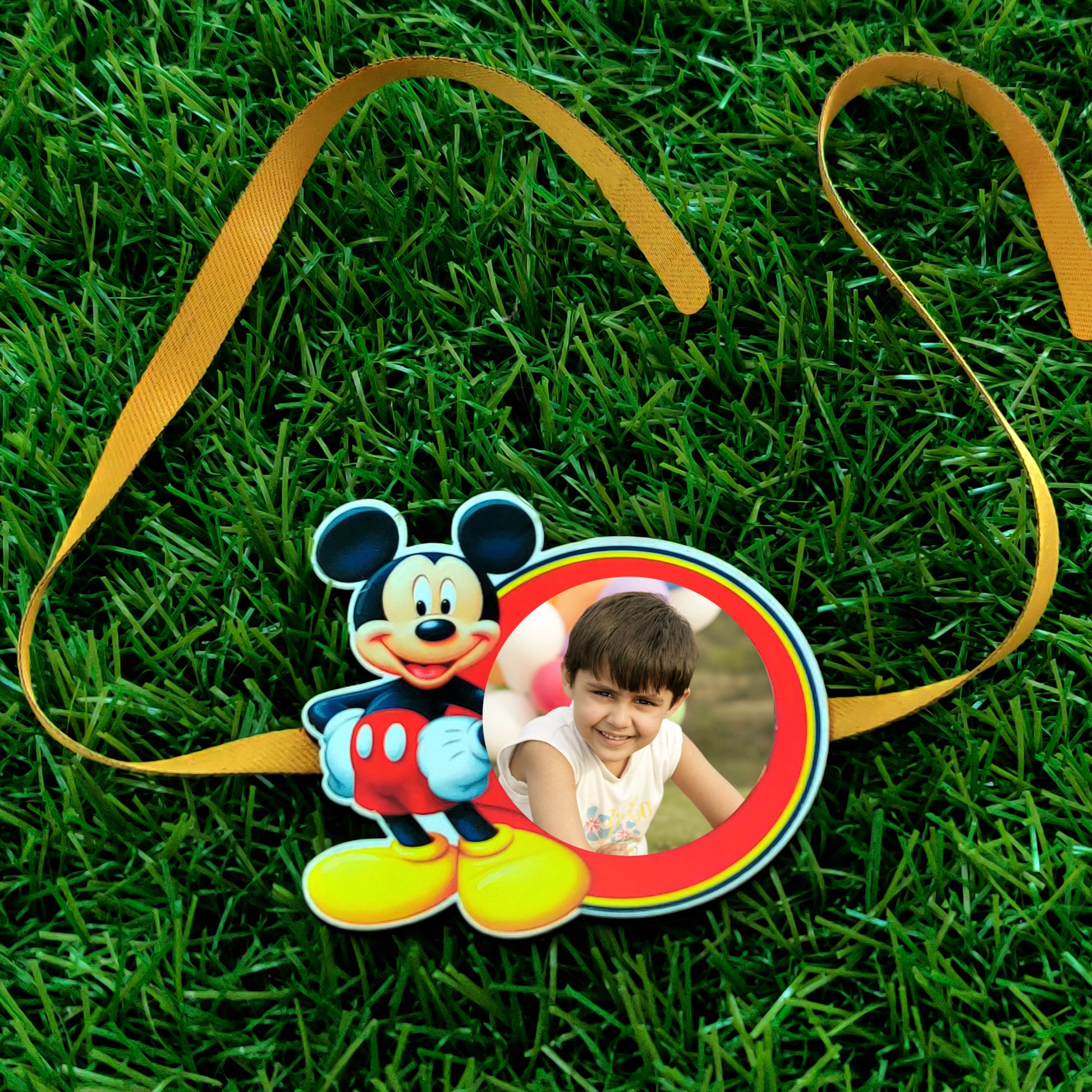 Mickey Mouse Rakhi, Kids Rakhi, Photo Rakhi Online in India | Zestpics