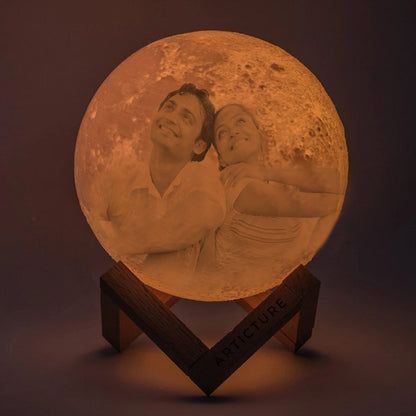 Personalised Moon Lamp | Personalised Couple Moonlight Lamp - Zestpics