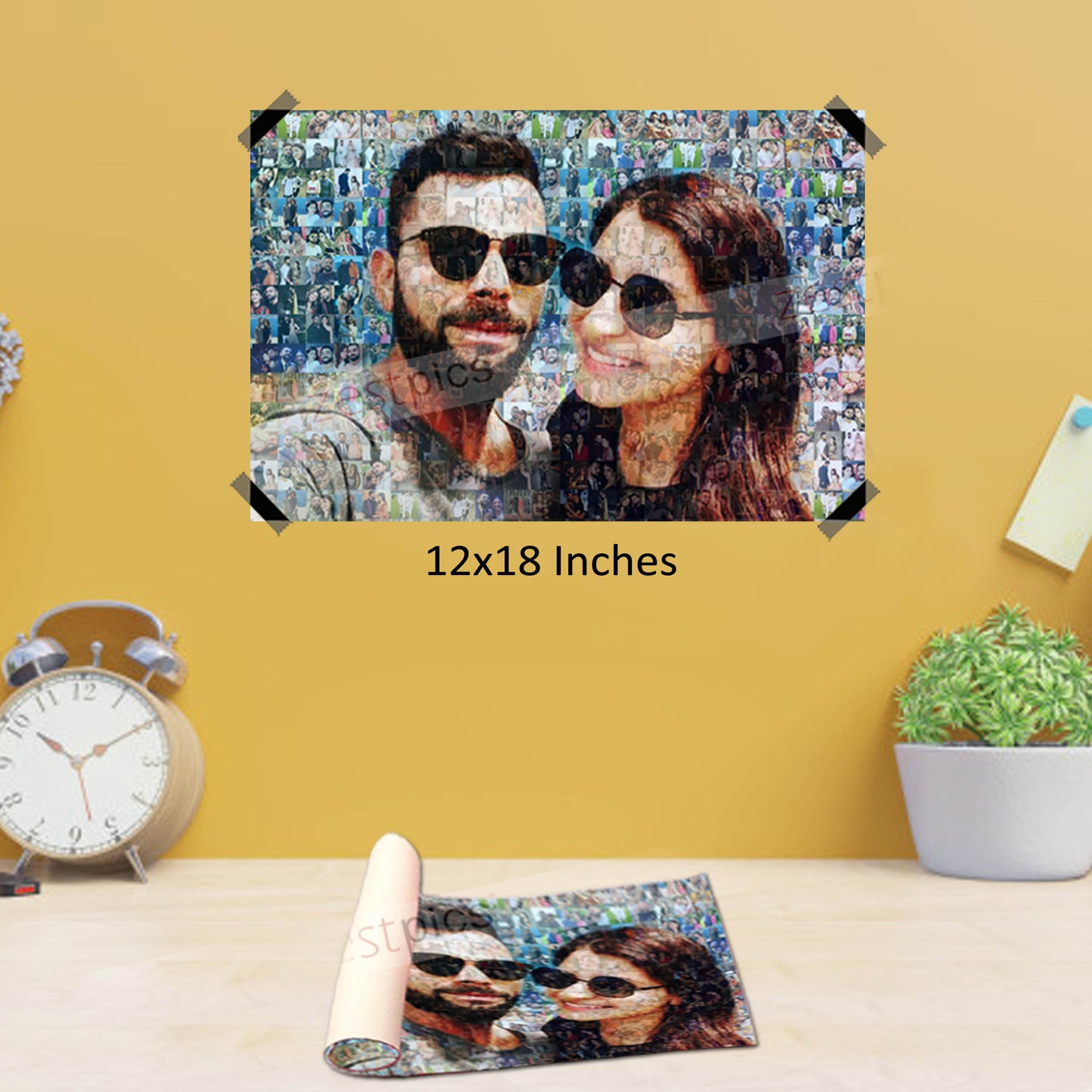 Photo Mosaic, Mosaic Photo Frame, Buy Personalized Mosaic Photo Frame Online in India