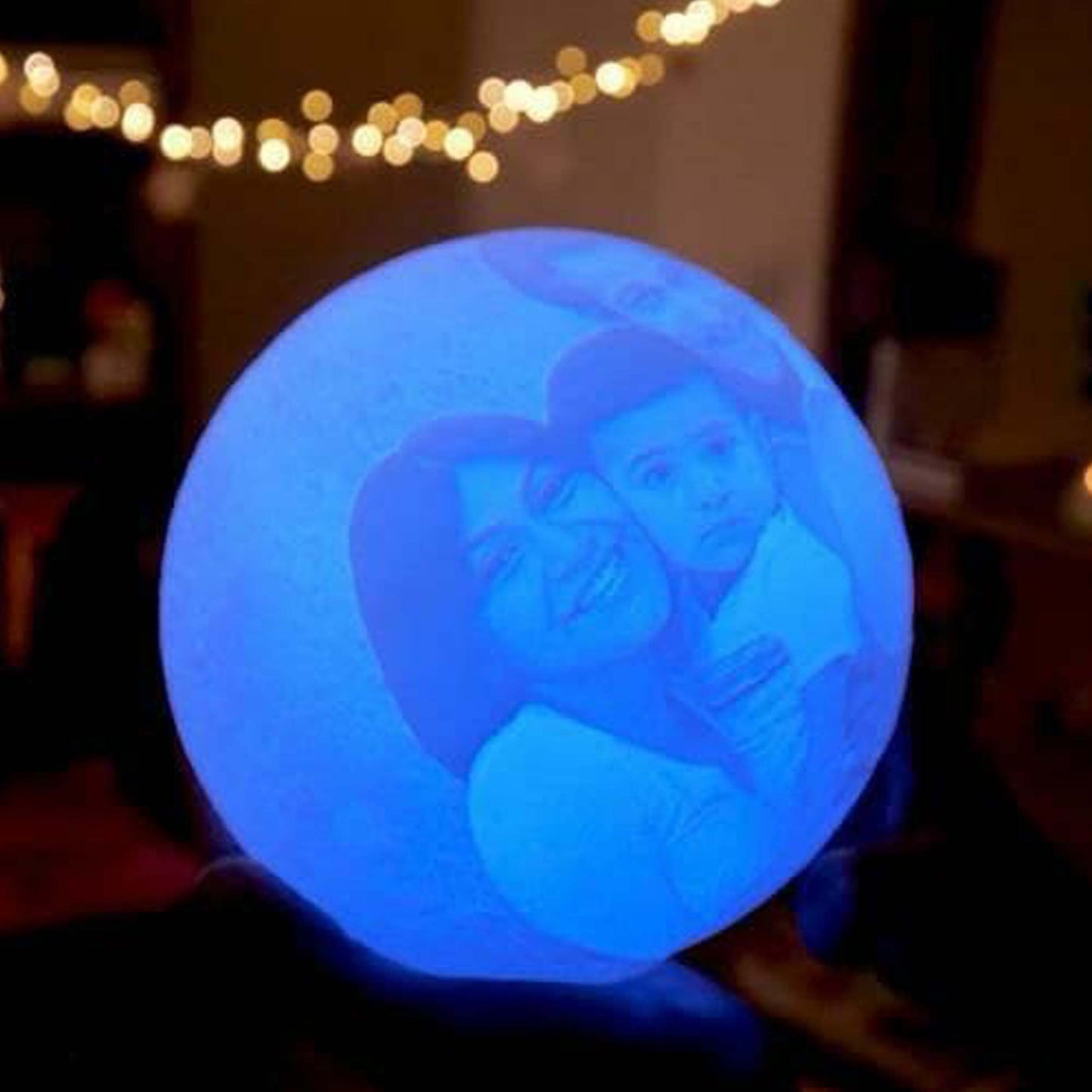 Moon Lamp, Photo Moon Lamp | Personalised Couple Moonlight Lamp - Zestpics