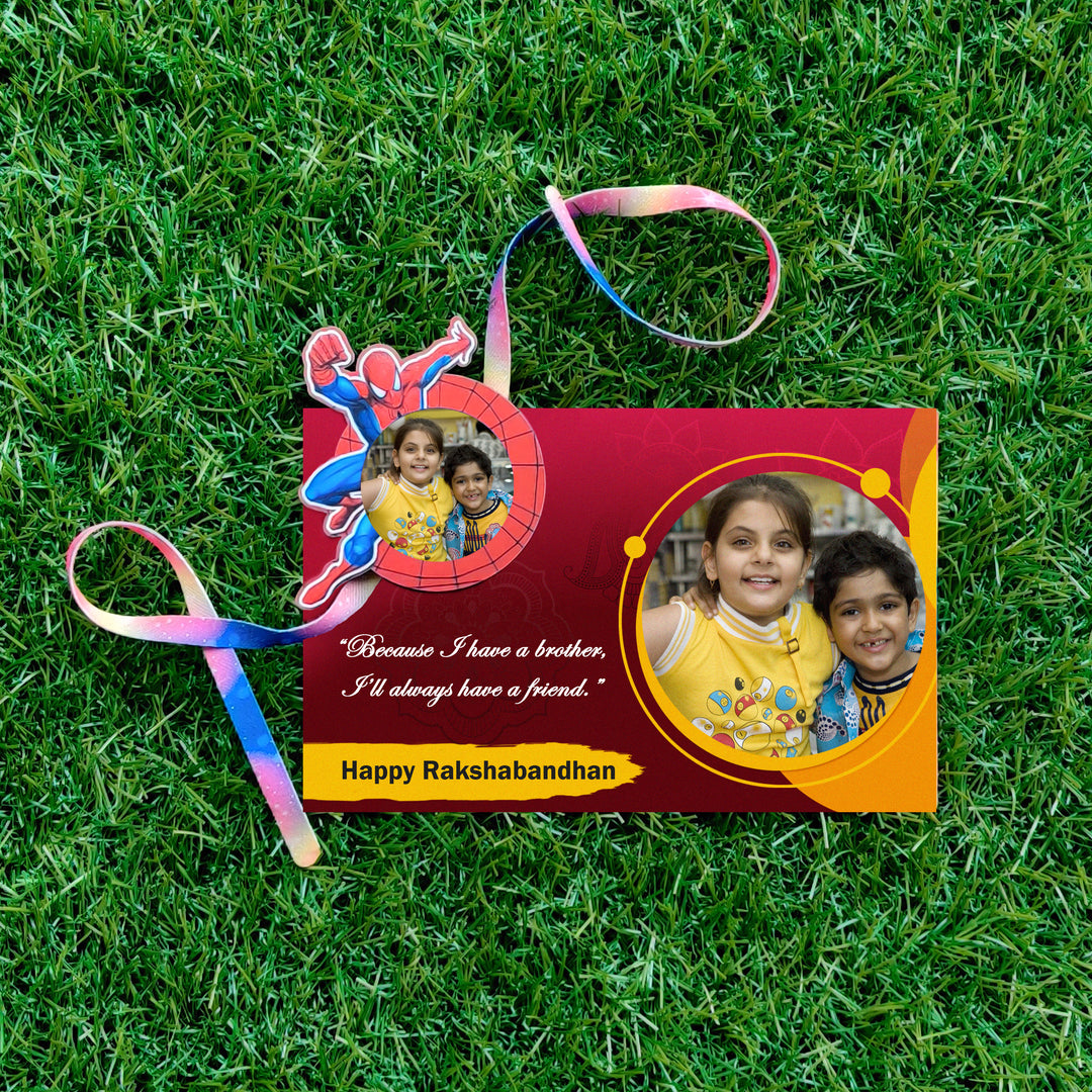 Buy rakhi cartoon online from Zestpics includes Spiderman Rakhi, Chhota Bheem Raksha Bandhan | Zestpics