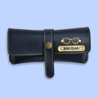 Buy Glasses Case, Personalised Leather Eyewear Case online in India | Zestpics