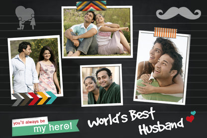 Birthday Gifts for Husband, Anniversary Gift for Husband, World's Best Husband Magnet | Zestpics