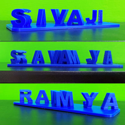 Buy Flip Name, 3D Flip Name Keychains Online in India | Zestpics