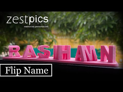 Buy Flip Name, Mom Gifts 3D Flip Name, Birthday Gifts | Zestpics